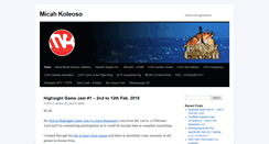 Desktop Screenshot of micahkoleoso.de